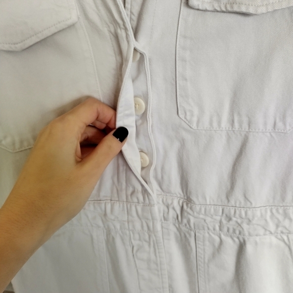 Rails Dixon utility jumpsuit in cream sz Xs - Picture 5 of 10